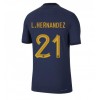 Herren Fußballbekleidung Frankreich Lucas Hernandez #21 Heimtrikot WM 2022 Kurzarm